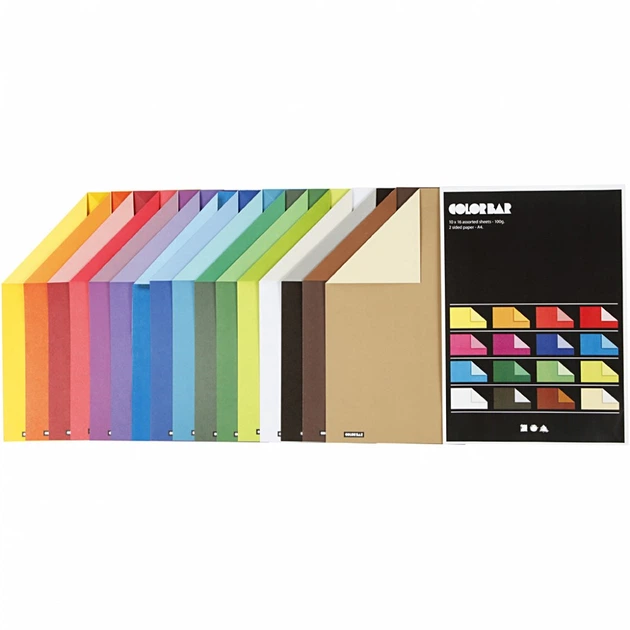 Zestaw kolorowego papieru Diy Kit Color Bar Paper A4 16 kolorów (5707167633786) - Zdjęcie 3 Zestaw kolorowego papieru Diy Kit Color Bar Paper A4 16 kolorów (5707167633786) - obraz 3