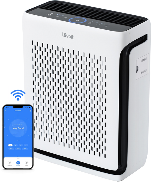 Очиститель воздуха Levoit Vital 100S Smart True HEPA LAP-V102S-WEU - изображение 4