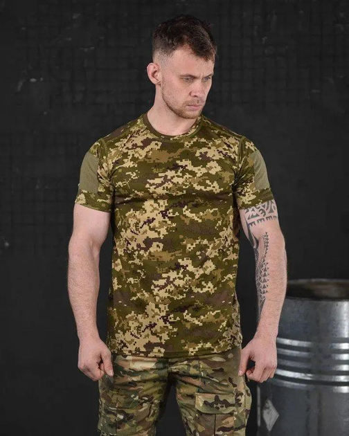 Тактическая мужская потоотводящая футболка XS пиксель (85655) - изображение 1