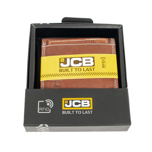 Мужской кожаный кошелек JCB NC52MN Tan (Светло-коричневый) - изображение 5