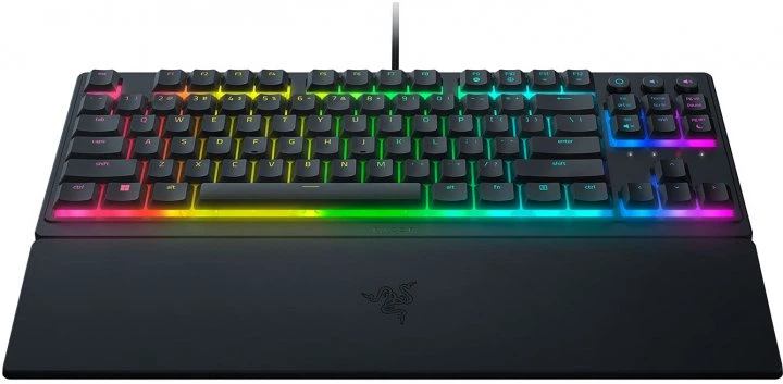 Ігрова клавіатура Razer Ornata V3 TKL RGB 84key Mecha-Membrane Switch USB-A UKR Black (RZ03-04881800-R371) - Фото 2 Ігрова клавіатура Razer Ornata V3 TKL RGB 84key Mecha-Membrane Switch USB-A UKR Black (RZ03-04881800-R371) - зображення 2