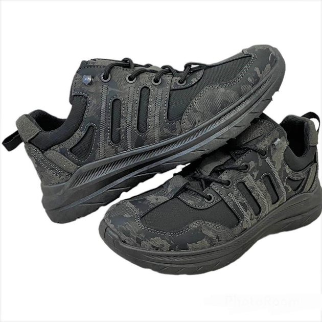 Кросівки чоловічі Dago чорні камуфляжні 43 (ДМ23-03) - зображення 2