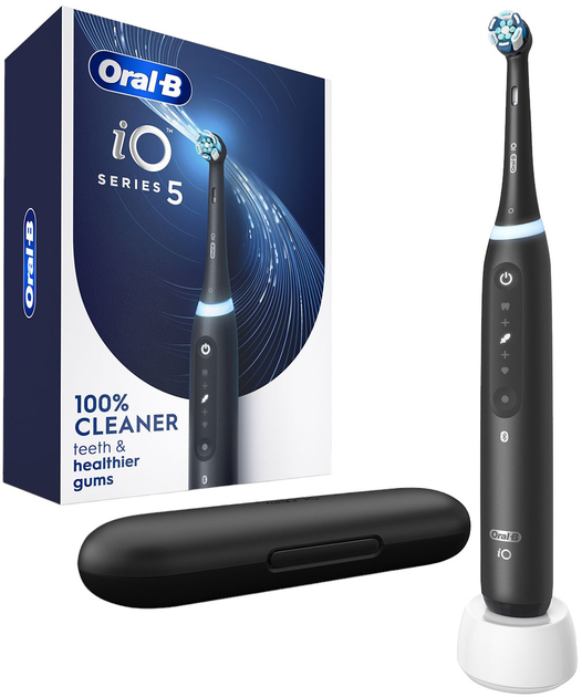 Електрична зубна щітка Oral-B iO Series 5 Matte Black (4210201414964) - зображення 1