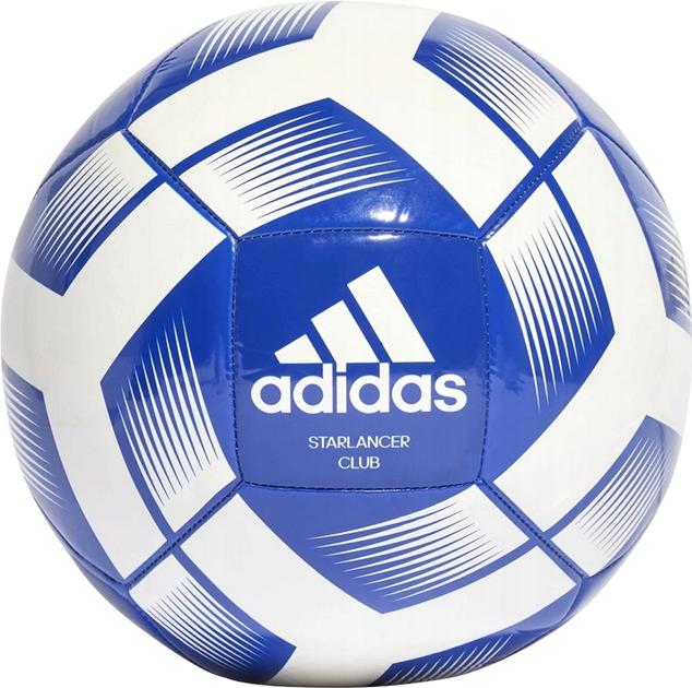 Piłka nożna Adidas IB7717 5 STARLANCER CLB (4065432817585) - obraz 1