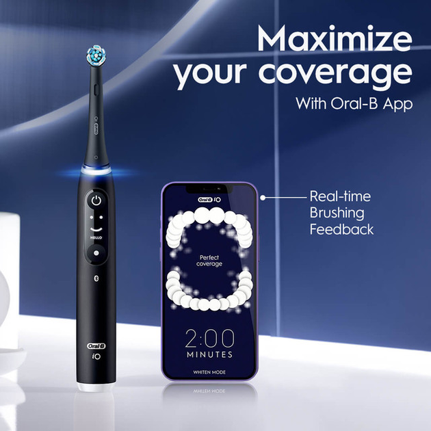 Elektryczna szczoteczka do zębów Oral-B iO Series 6 Pink Sand (4210201427384) - obraz 8