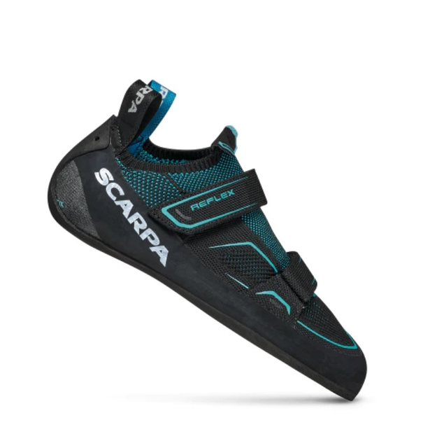 Скальные туфли Scarpa Reflex V Women 38,5 Чорний-Бірюзовий – фото ...