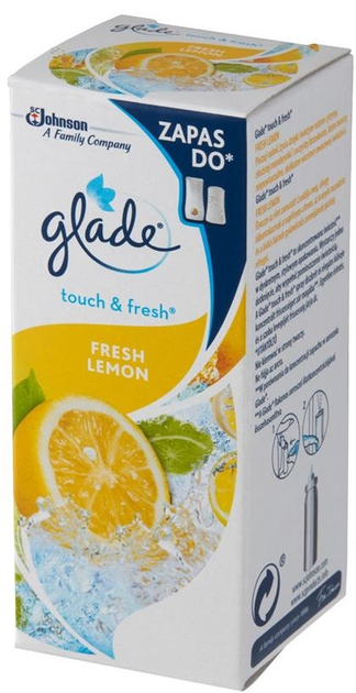 Odświeżacz powietrza Glade Touch & Fresh Cytryna 10 ml (4000290919200) - obraz 2