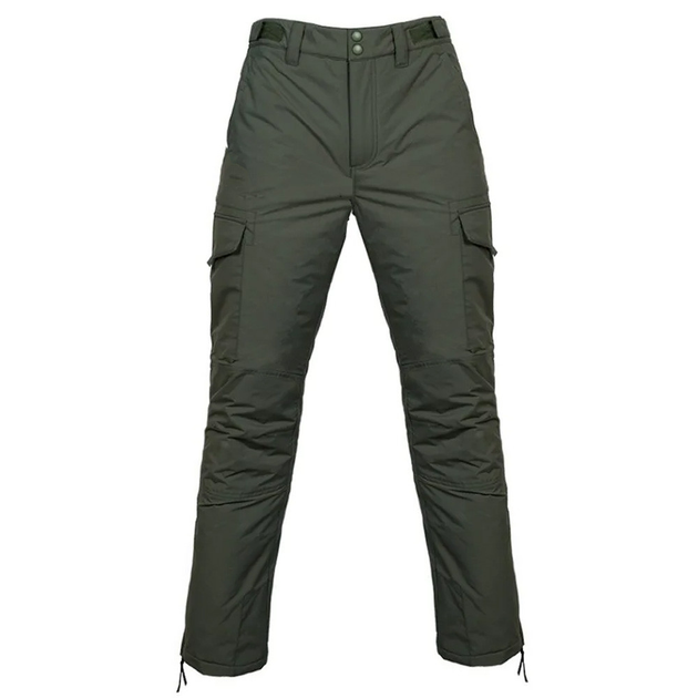 Мужские Брюки на холлофайбере олива / Утепленные брюки Финетекс размер L - изображение 1