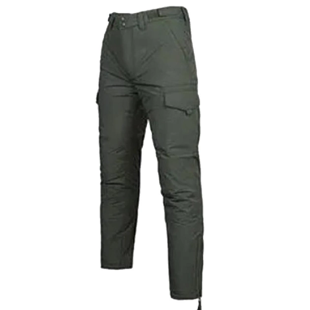 Мужские Брюки на холлофайбере олива / Утепленные брюки Финетекс размер L - изображение 2