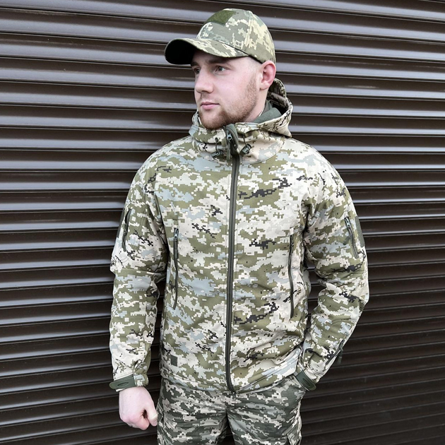 Чоловіча куртка Soft Shell до -5°C піксель розмір 3XL - зображення 1