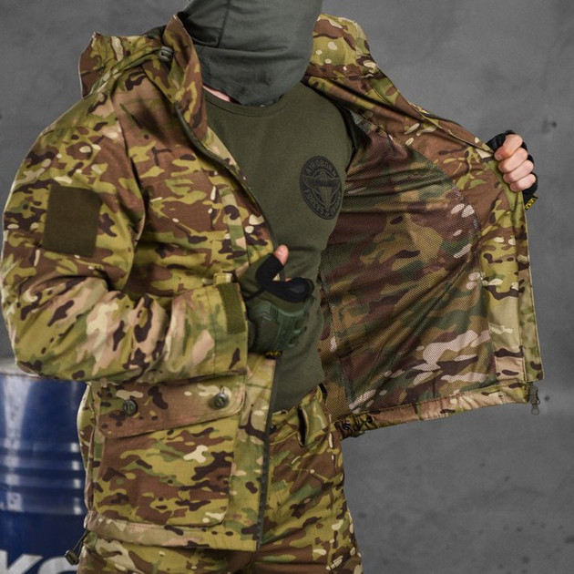 Чоловіча демісезонна куртка "Megalodon" Rip-Stop / Вологозахищений верхній одяг мультикам розмір M - зображення 1