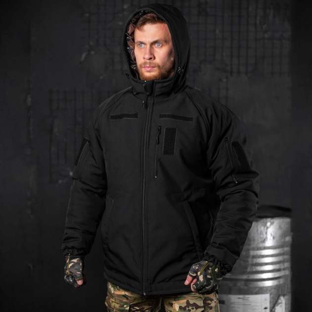 Чоловіча зимова куртка "Patron" Omni-Heat з утеплювачем холлофайбер чорна розмір M - зображення 2