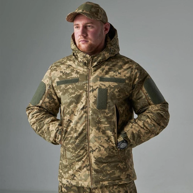 Чоловіча зимова куртка Rip-stop з підкладкою Omni-Heat до -15°C піксель розмір 4XL - зображення 1