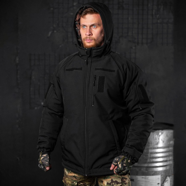 Мужская зимняя куртка "Patron" Omni-Heat с утеплителем холлофайбер черная размер S - изображение 2