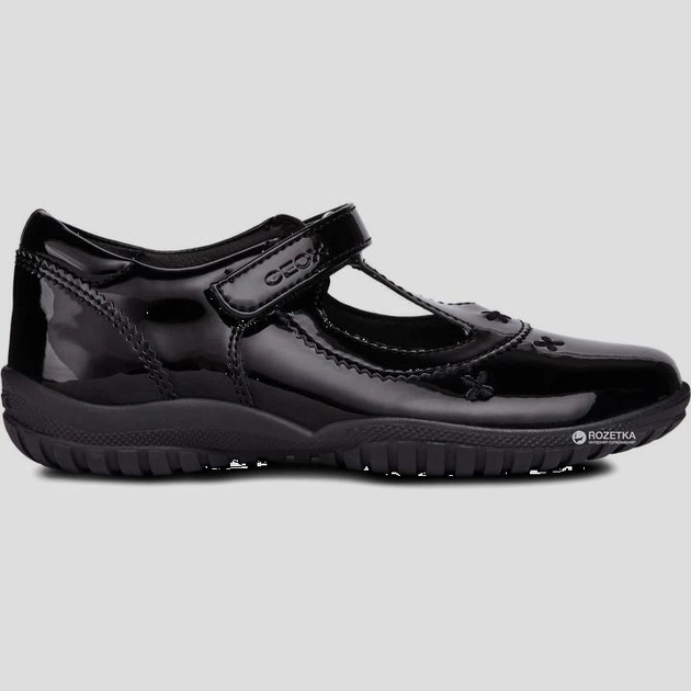 Туфлі для дівчат GEOX J84A6A000HH 34 Чорні (8058279472020) - зображення 1