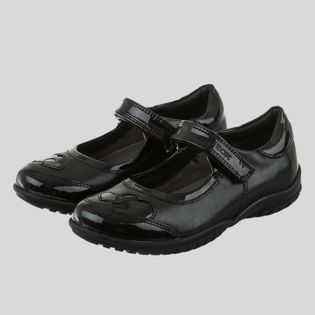 Туфлі для дівчат GEOX J84A6B043HH 31 Чорні (8058279472310) - зображення 2