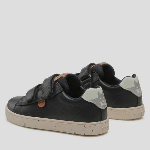 Sneakersy chłopięce na rzepy GEOX J35BEA0001C 31 Czarne (8056206188280) - obraz 3