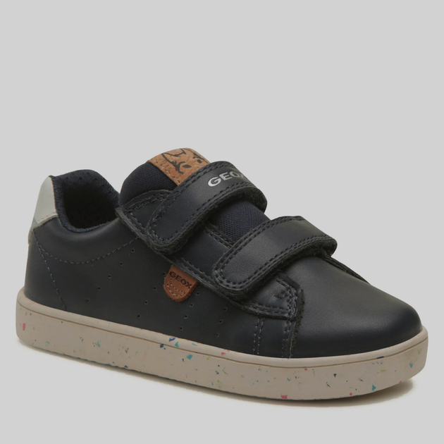 Sneakersy chłopięce na rzepy GEOX J35BEA0001C 35 Czarne (8056206188327) - obraz 4