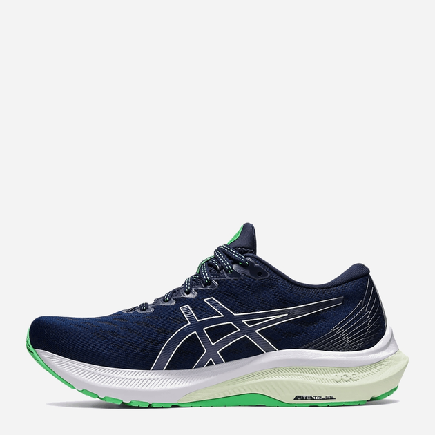 Buty do biegania damskie ASICS Gt-2000 11 1012B271-403 39 (7.5US) 24.5 cm Granatowy/Seledynowy (4550456195561) - obraz 3