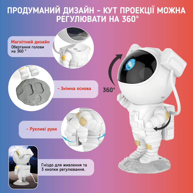 Ночник проектор звездного неба WOW 