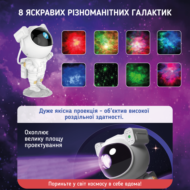 Ночник проектор звездного неба WOW 