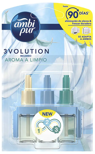 Zestaw odświeżaczy powietrza Ambi Pur 3volution Aroma a Limpio 20 ml (8001090761989) - obraz 1