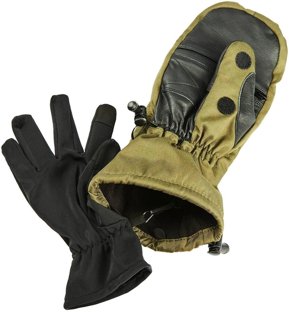 Перчатки рукавици тактические зимние Defcon 5 WINTER MITTEN olive, размер L - изображение 2