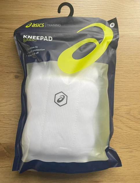 Наколенники волейбольные Asics Basic Kneepad 146814-0001 Белые Размер L - изображение 6