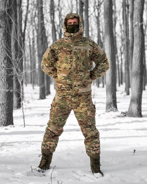 Тактический зимний военный костюм Squad ( Куртка + Штаны ), Камуфляж: Мультикам, Размер: M - изображение 1