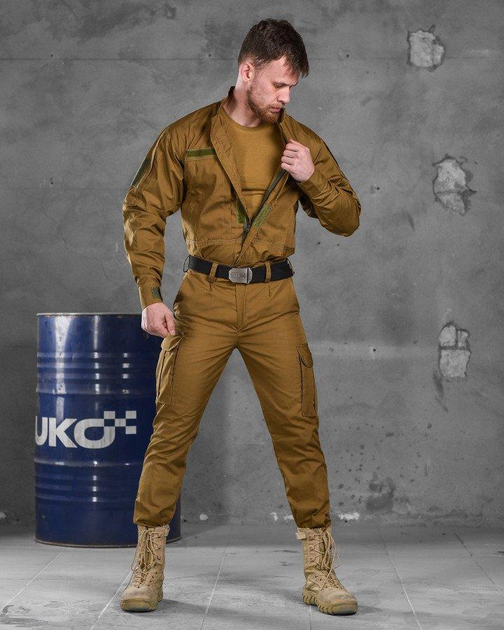Тактический военный костюм Уставной ( Китель + Футболка + Штаны ), Камуфляж: Койот, Размер: XL - изображение 1