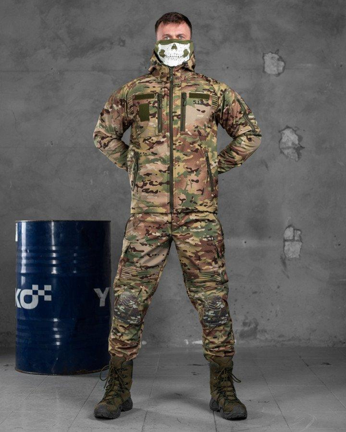 Тактический осенний военный комплект ARK/16 ( Куртка + Штаны ), Камуфляж: Мультикам, Размер: L - изображение 1