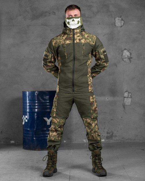 Тактичний військовий комплект Gabbe ( Куртка + Штани ), Камуфляж: Мультикам, Розмір: L - зображення 1