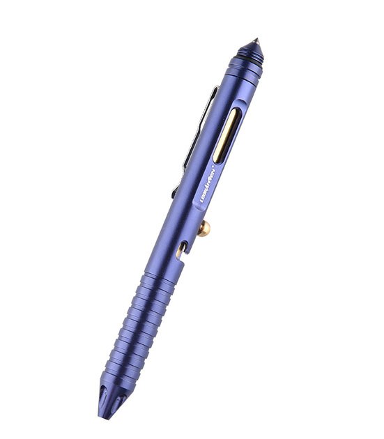 Ручка-мультитул зі склобоєм свистком розпалювачем Trembita, Синій - зображення 1