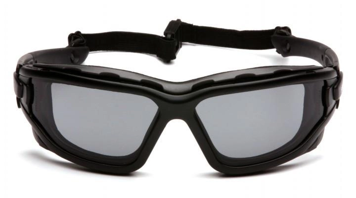 Захисні окуляри з ущільнювачем Pyramex i-Force Slim (gray) Anti-Fog, чорні - зображення 2