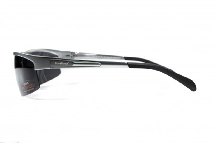 Поляризационные очки BluWater Alumination-5 Silv Polarized (gray) серые - изображение 2