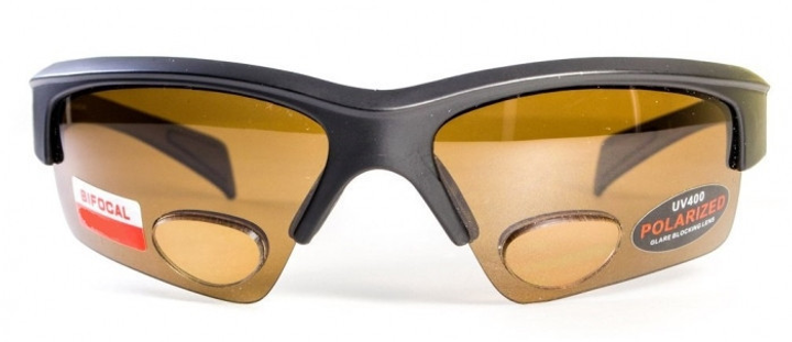 Поляризаційні окуляри біфокальні BluWater Bifocal-2 (+2.0) Polarized (brown) коричневі - зображення 2