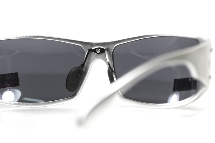 Открытыте защитные очки Global Vision BAD-ASS-2 Silver (gray) серые - изображение 2