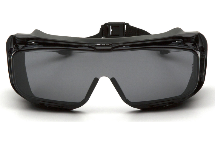Защитные очки с уплотнителем Pyramex CAPPTURE-Plus (gray) серые - изображение 2