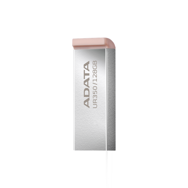 Флеш-накопичувач ADATA USB 3.2 UR 350 128Gb Silver/Beige (UR350-128G-RSR/BG) - изображение 5