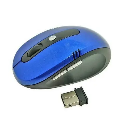 Мышка беспроводная Wireless G-108 2.4 Ghz Синий - изображение 2