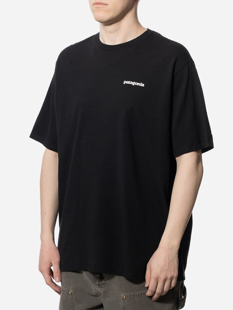 Футболка довга чоловіча Patagonia P-6 Logo Responsibili-Tee "Black" 38504-BLK S Чорна (192964185180) - зображення 1