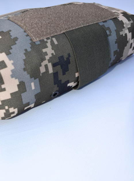 Напашник прямокутний сумка, підсумок напашник тактичний утилітарний з кріпленням до плитоноски на велкро Піксель - зображення 2