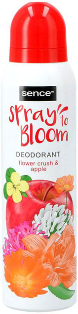 Dezodorant Sence Beauty Spray To Bloom Flower Crush & Apple 150 ml (8718924874226) - obraz 1