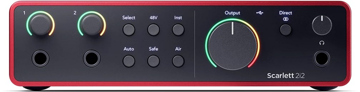 Аудіоінтерфейс Focusrite Scarlett 2i2 4th Gen (234619) - зображення 1