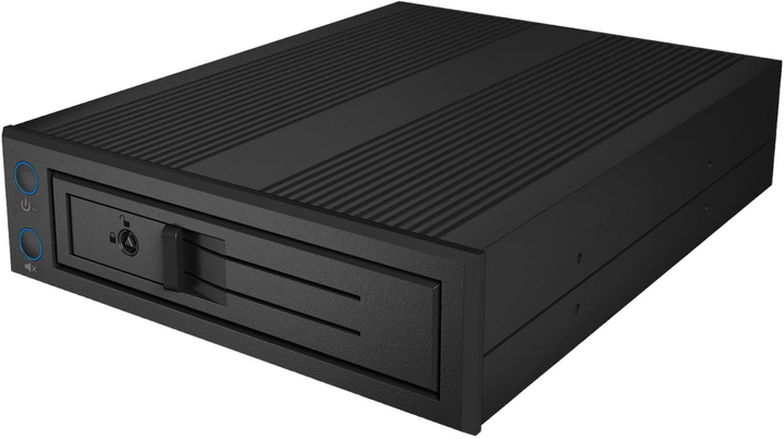 Obudowa zewnętrzna ICY BOX dla SSD/HDD 3.5" SAS/SATA III Black (IB-176SSK-B) - obraz 2