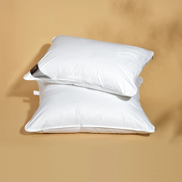 Подушка для сна IDEIA Super Soft Premium 70х70 Антиаллергенный искусственный лебяжий пух два чехла Белая (4820182653926) - Фото 2 Подушка для сна IDEIA Super Soft Premium 70х70 Антиаллергенный искусственный лебяжий пух два чехла Белая (4820182653926) - изображение 2