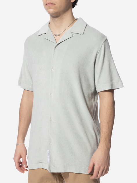 Koszula męska bawełniana Edmmond Studios Terry Shirt "Sage" 123-10-17620 M Beżowa (8435629058163) - obraz 1