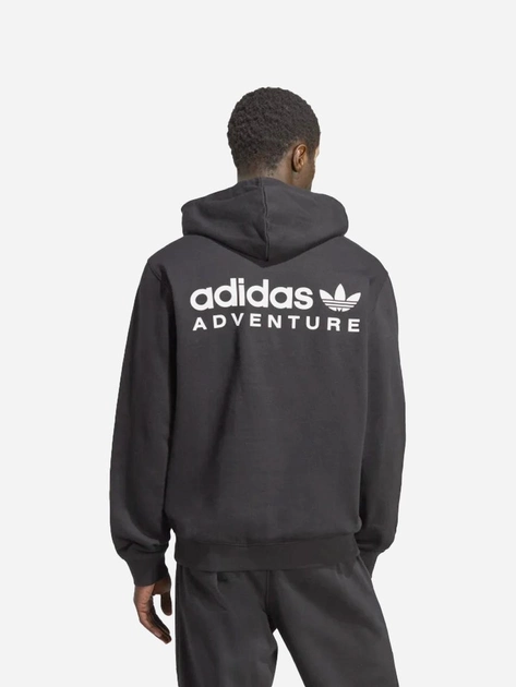 Bluza męska z kapturem Adidas Adventure Hoodie "Black" IC2358 S Czarna (4066745125671) - obraz 2