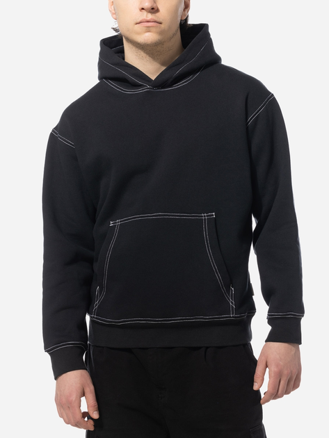 Bluza męska z kapturem Taikan Custom Hoodie "Black Contrast Stitch" TH0001.BLKCST XL Czarna (810081437585) - obraz 1