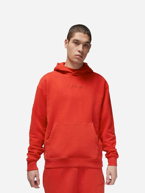 Bluza męska z kapturem Nike Jordan Wordmark Hoodie "Mystic Red" FJ1966-622 XL Czerwona (196605476620) - obraz 1